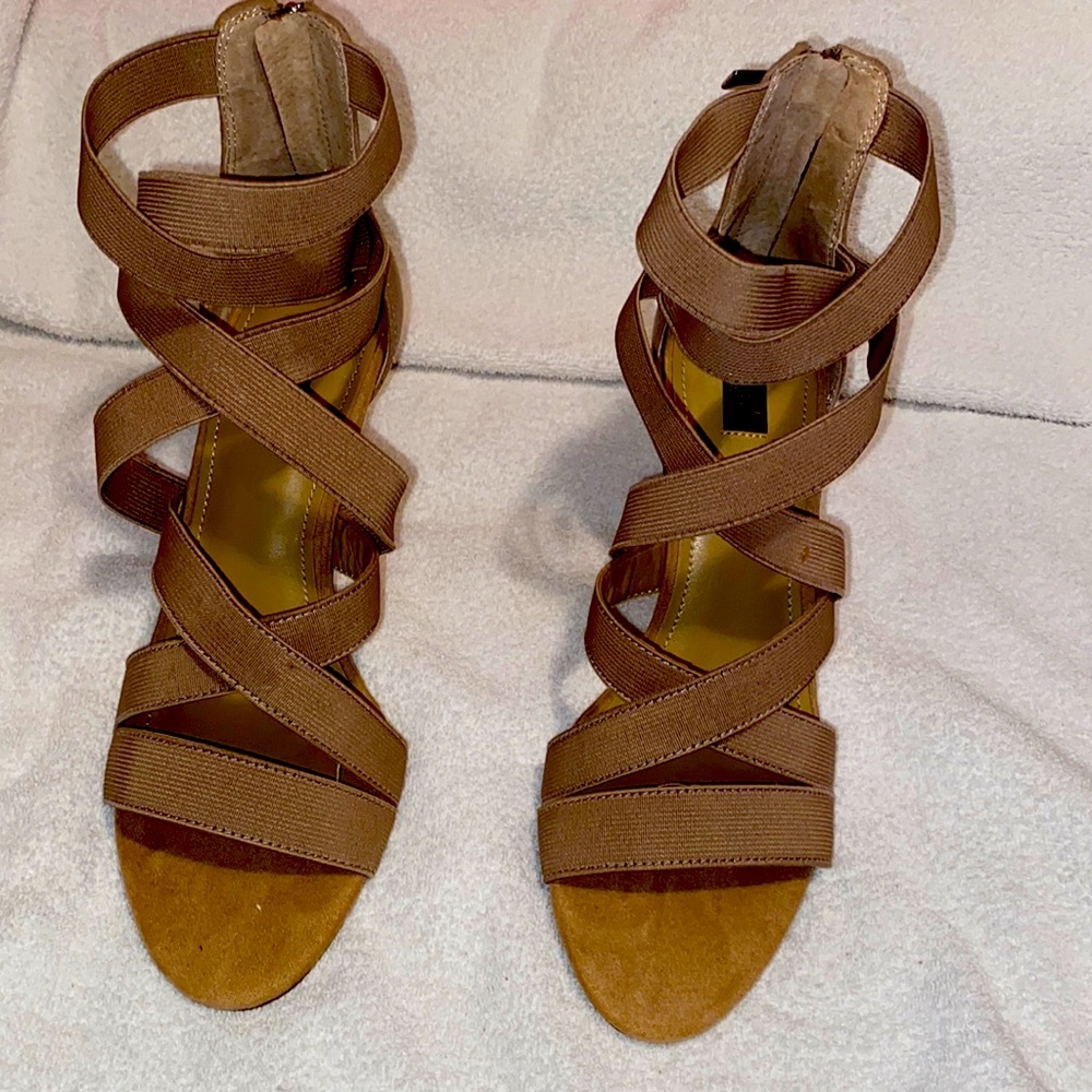 G.I.L.I. Tan Gladiator Heels